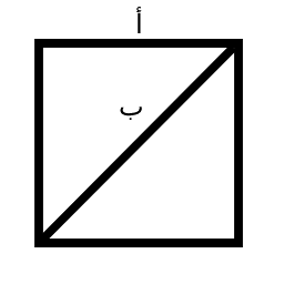  A square with a side length and a diameter